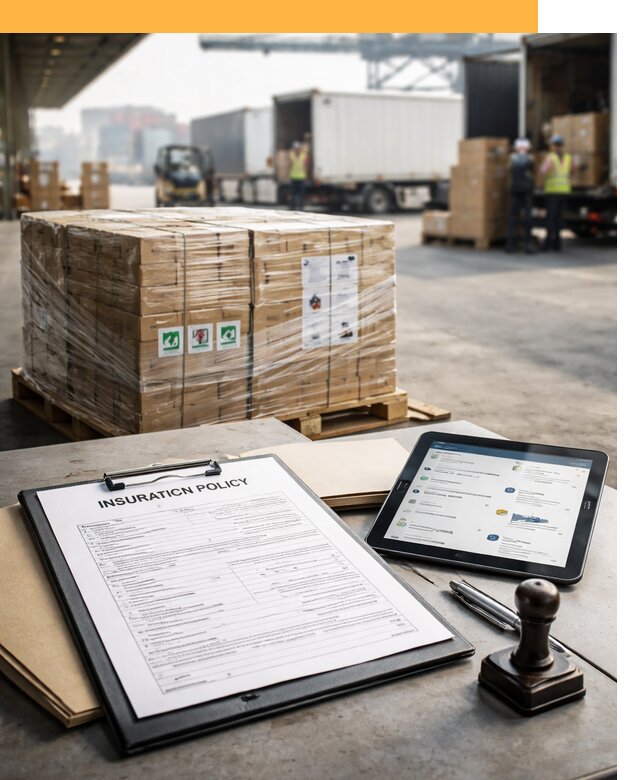 Страхование международных грузов от 3586 руб, полная защита