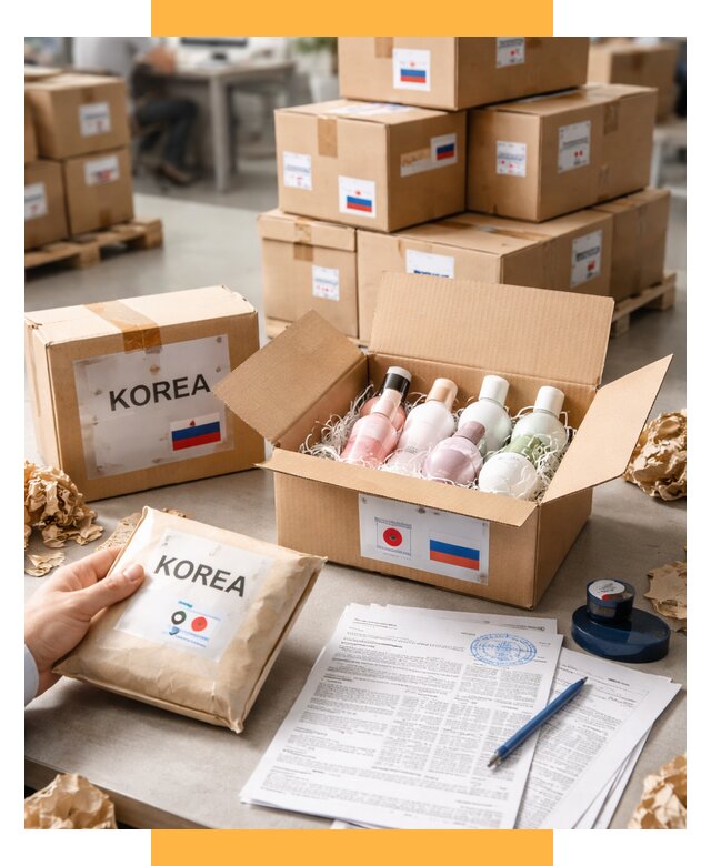 Доставка косметики из Кореи от 8710 р. под ключ | СетСервис-Гдр