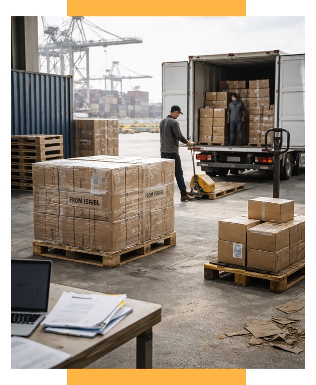 Доставка грузов из Израиля от 15371 р., логистика от СетСервис-Гдр