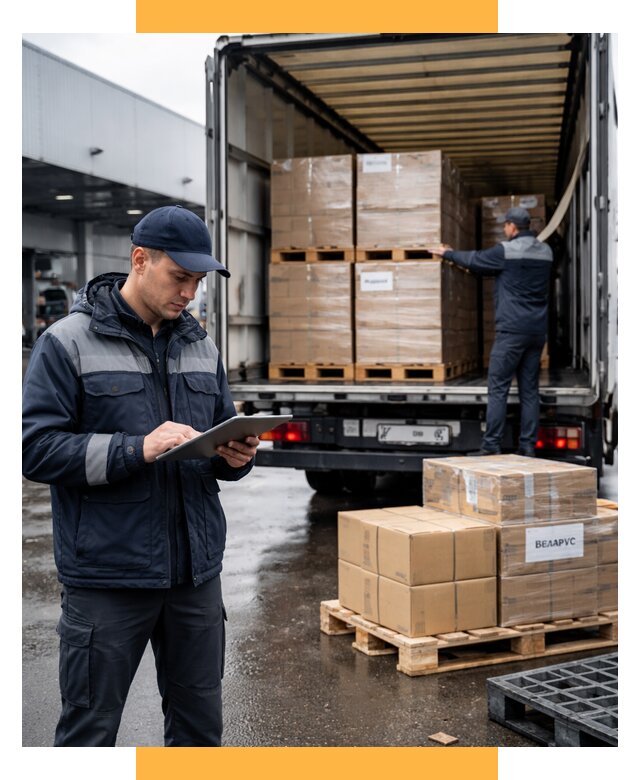 Доставка грузов из Беларуси от 15371 р. логистика СетСервис-Гдр