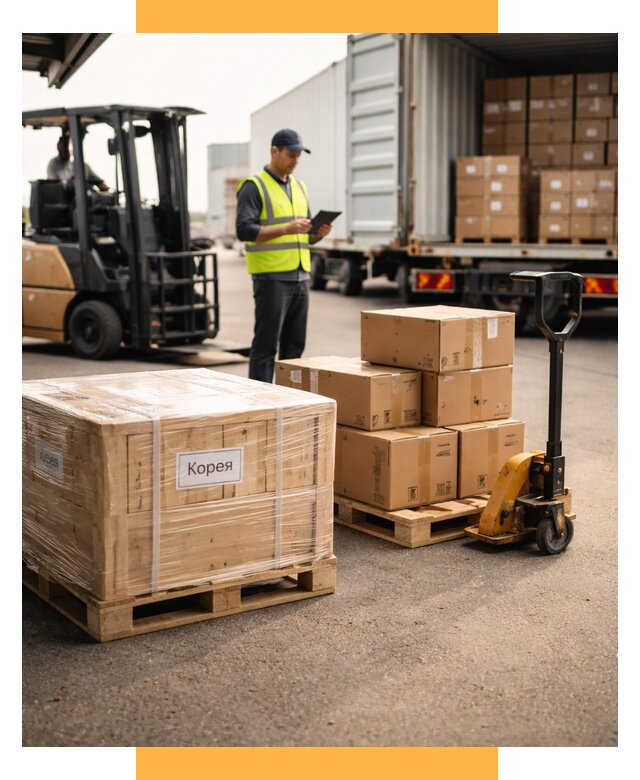Доставка грузов в Корею из России от 35865 р. | СетСервис-Гдр