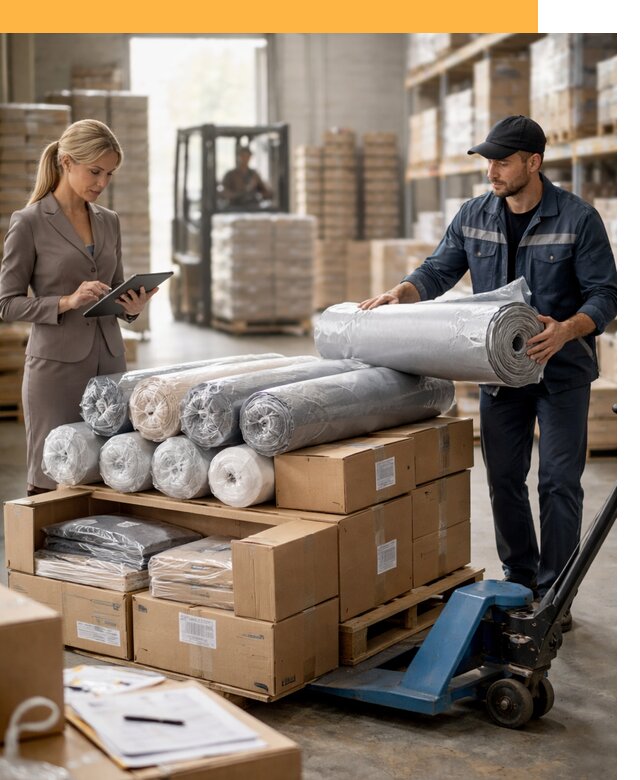 Перевозка текстиля по миру от 15371 руб. с таможней и страхованием