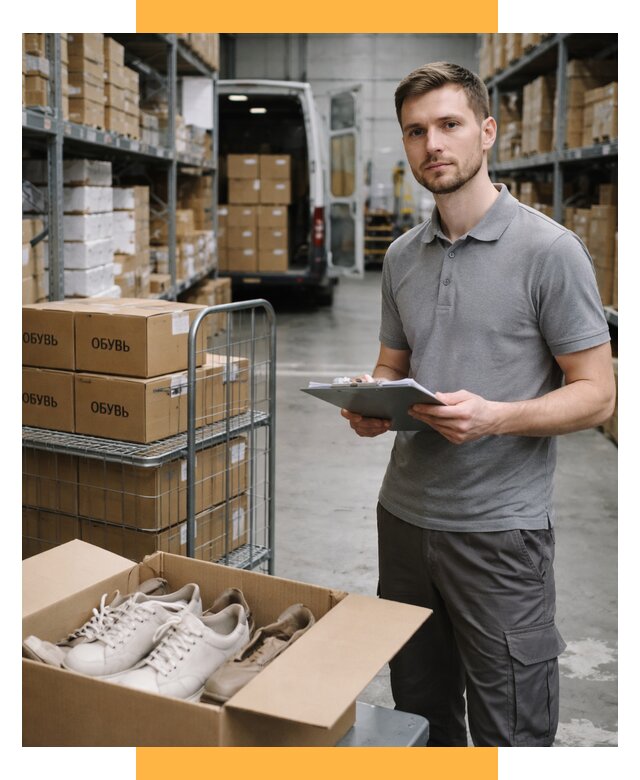 Доставка обуви из Китая и Турции от 4611 р. СетСервис-Гдр