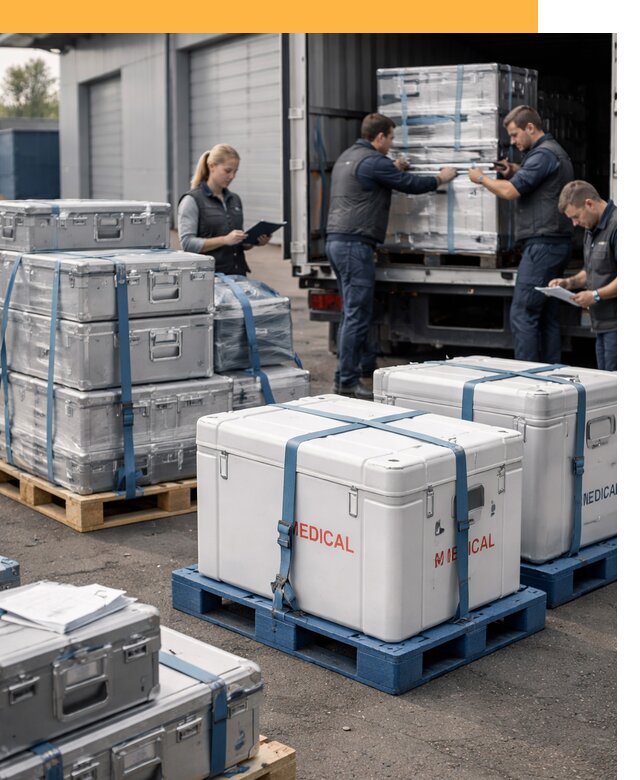 Перевозка медицинского оборудования по всему миру от 15371 руб