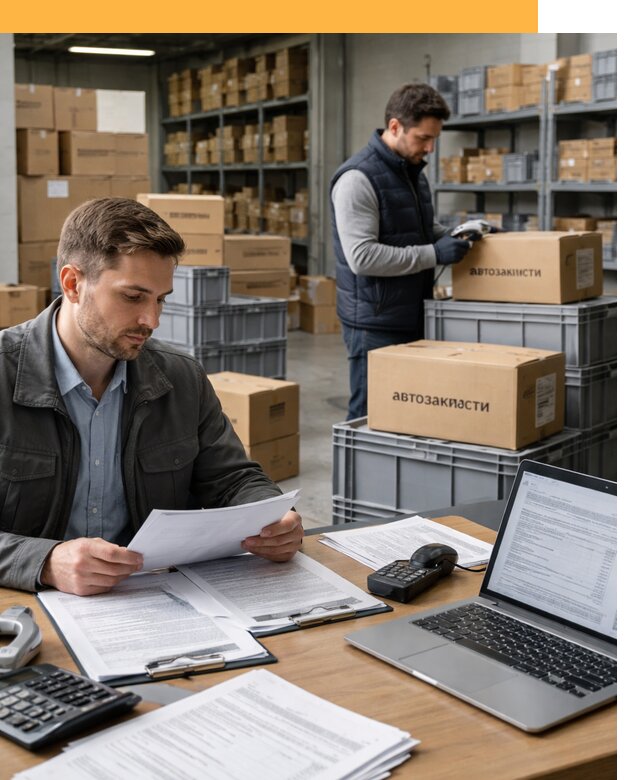 Таможенное оформление автозапчастей по выгодным тарифам от 8710
