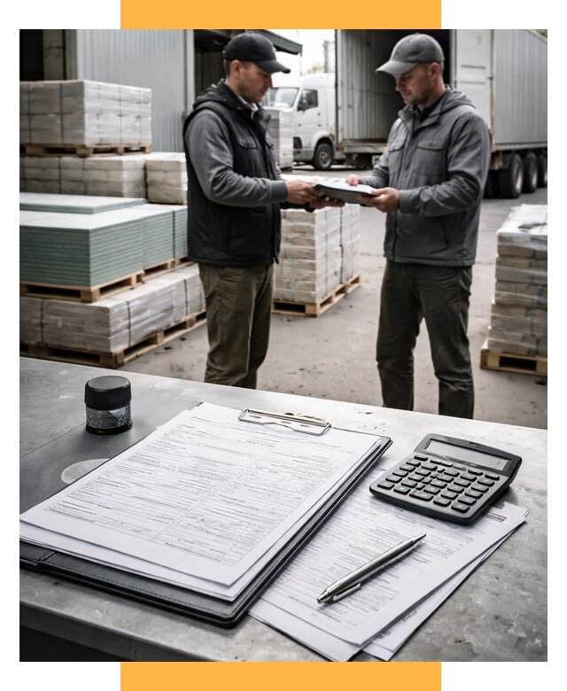Таможенное оформление стройматериалов от 8710 р. | СетСервис-Гдр